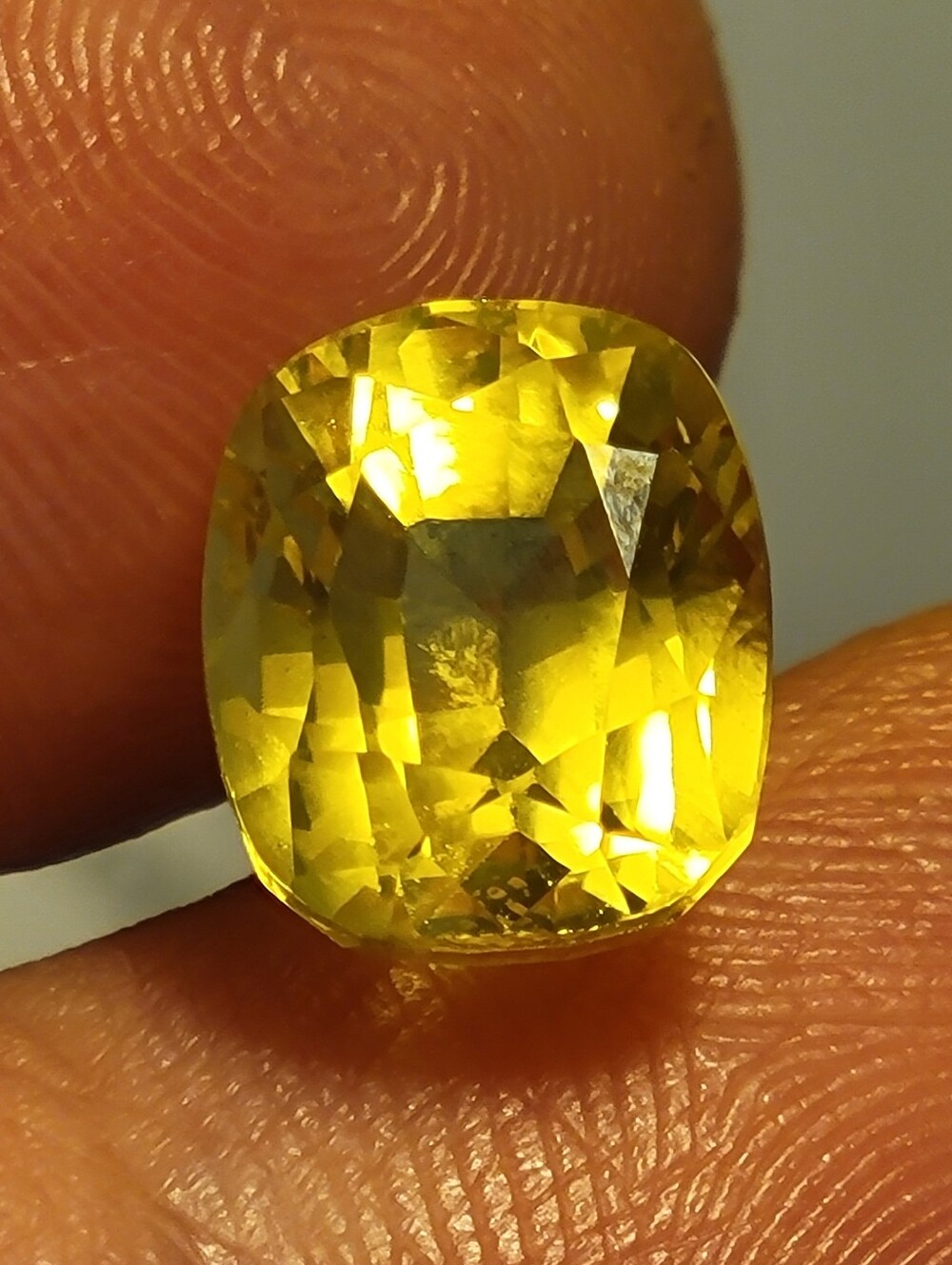 6.60ctw Natural Lemon Topaz Loose Gemstone 10x8x7mm